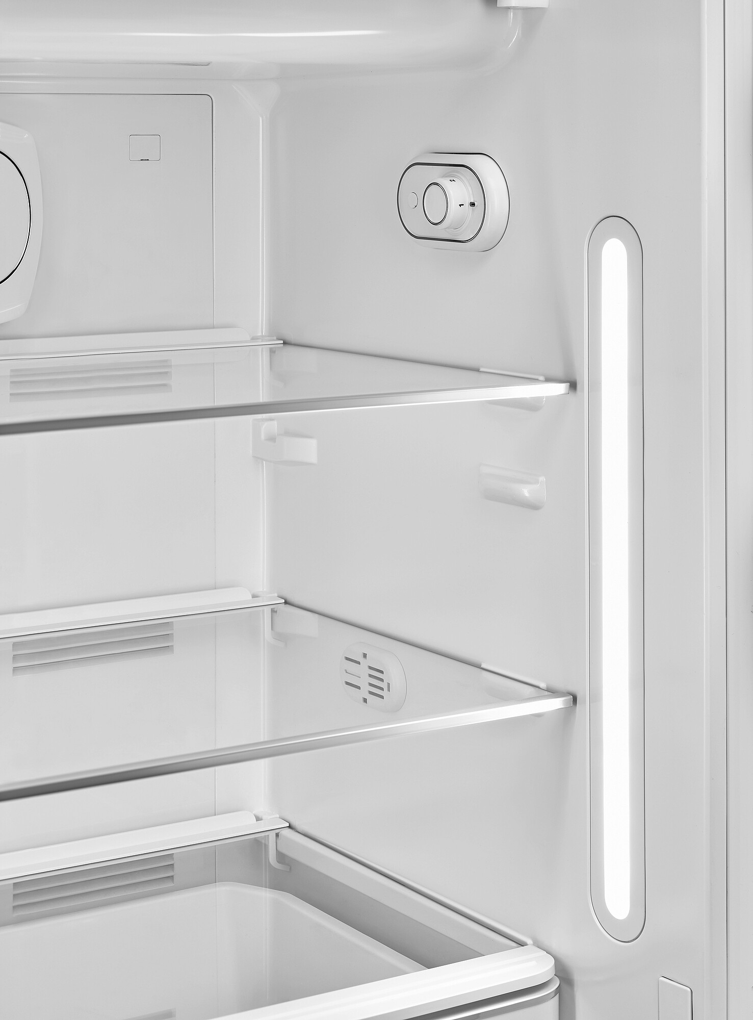 SMEG FAB28RWH6 vrijstaande koelkast met vriesvak - 153cm