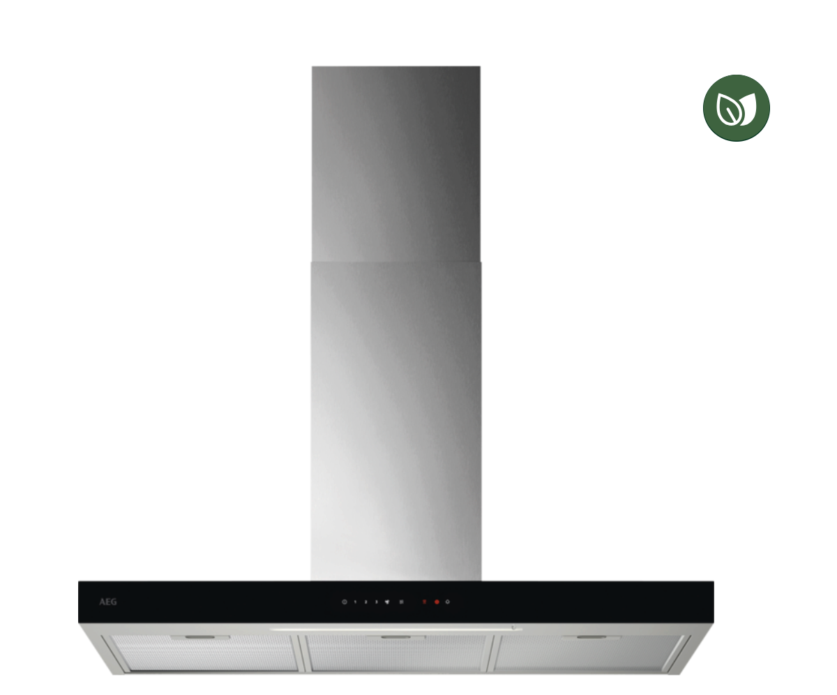 AEG GB67D91HL 6000 wandschouwdampkap - 90cm AEG GB67D91HL 6000 wandschouwdampkap - 90cm