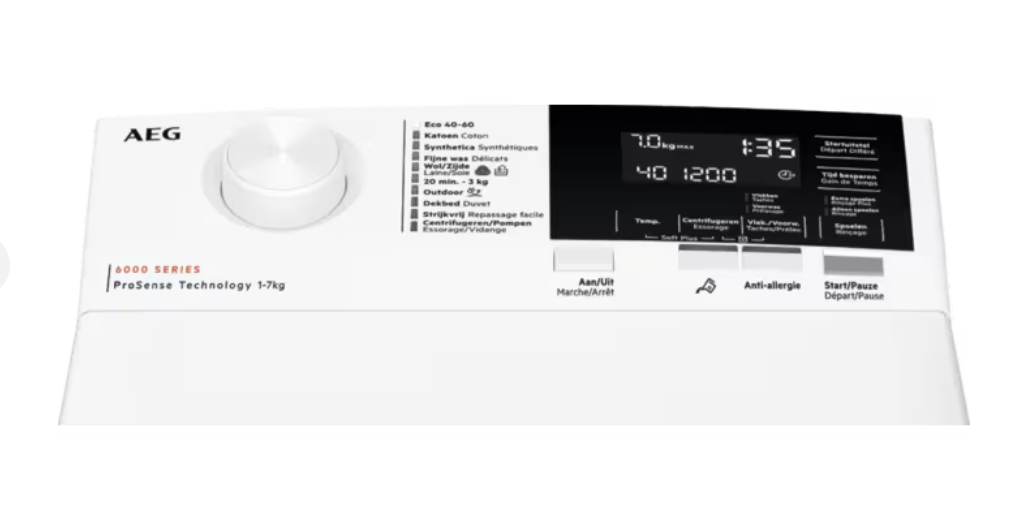AEG LTR6ECO wasmachine - bovenlader