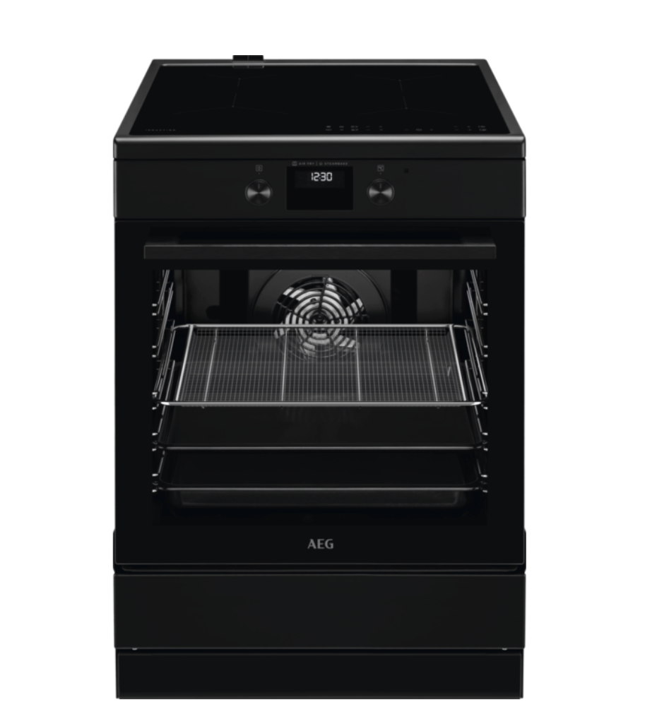 AEG CIB6640AAB fornuis met inductie kookplaat - 60cm AEG CIB6640AAB fornuis met inductie kookplaat - 60cm