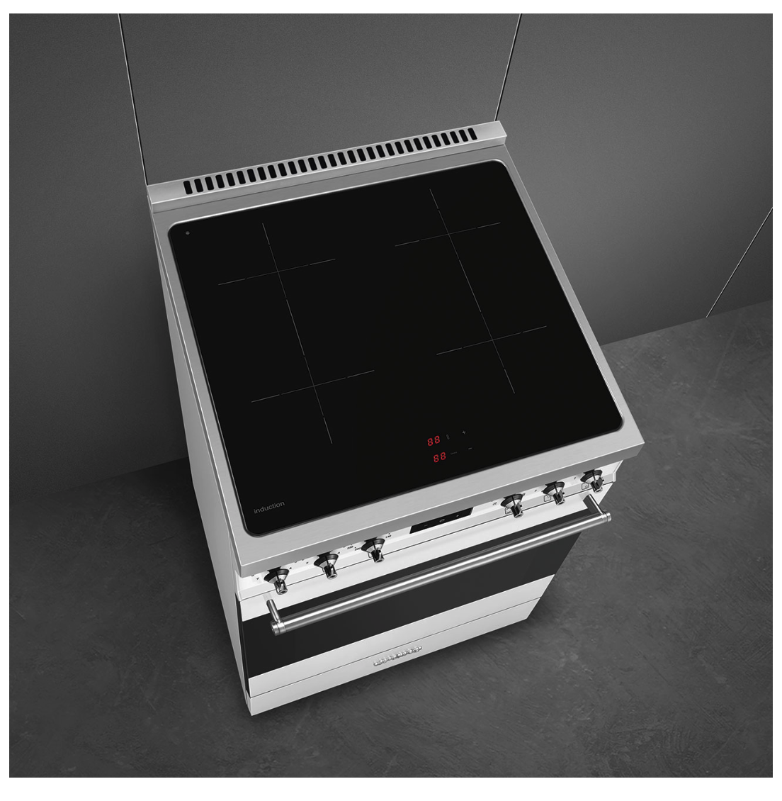 SMEG C6IPWHM2 fornuis met inductie kookplaat - 60cm