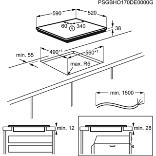 AEG HK654070FB 3000 vitrokeramische kookplaat - 60cm AEG HK654070FB 3000 vitrokeramische kookplaat - 60cm