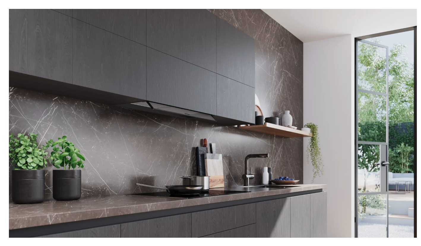 SIEMENS LJ85BCC60 geïntegreerde dampkap - 80cm