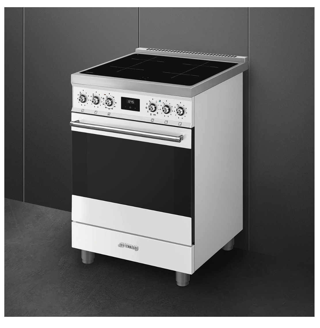 SMEG C6IPWHM2 fornuis met inductie kookplaat - 60cm