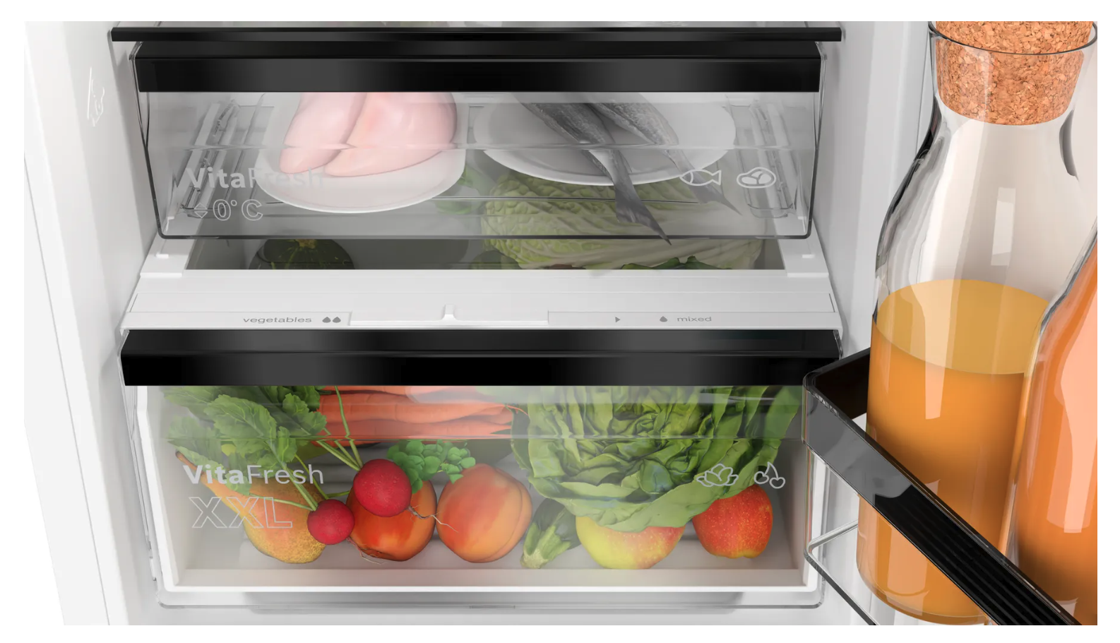 BOSCH KIN86SDD0 SERIE 6 koel-/vriescombinatie - 177,5cm