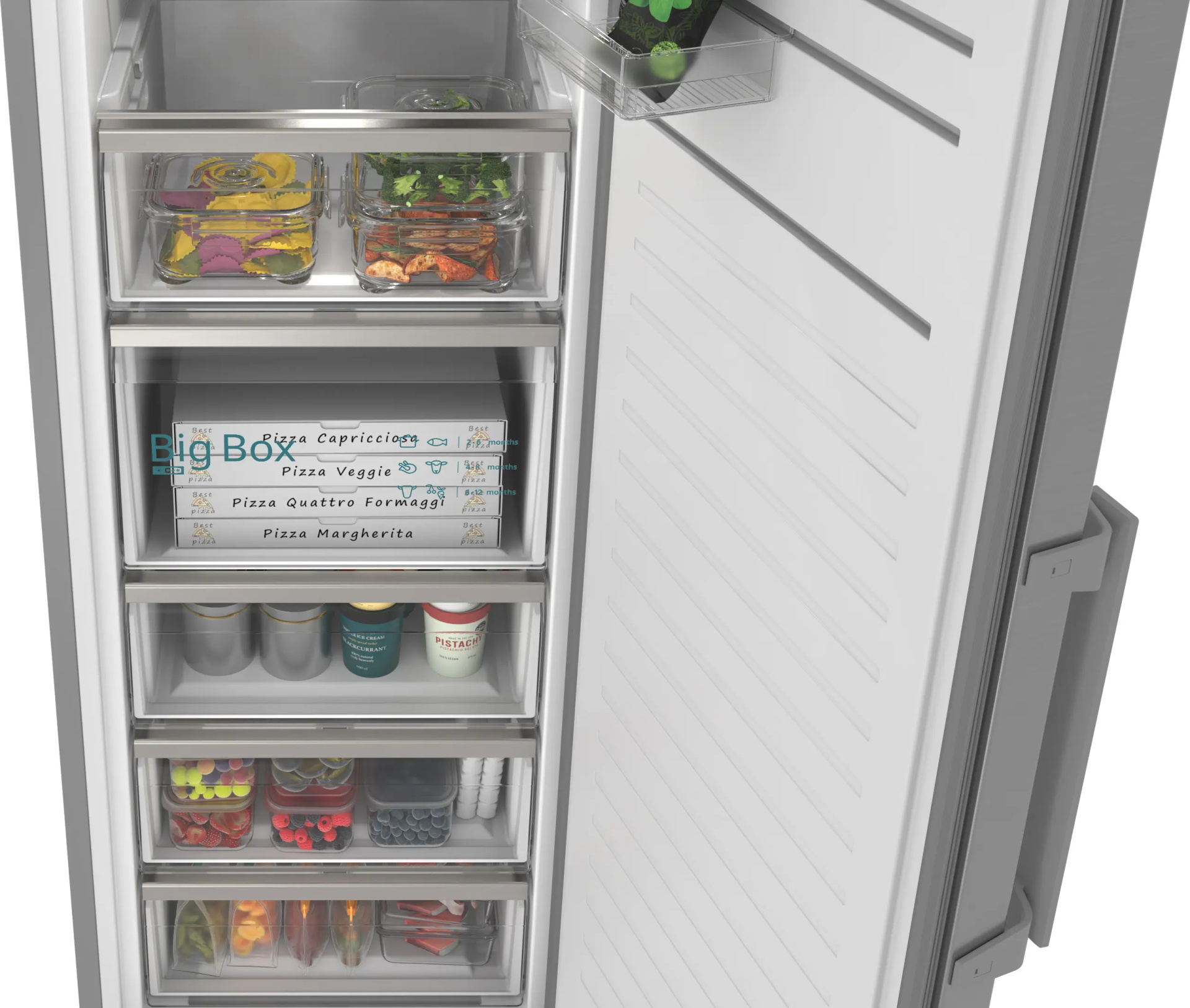 SIEMENS GS36NVICG IQ300 vrijstaande vriezer - 186cm