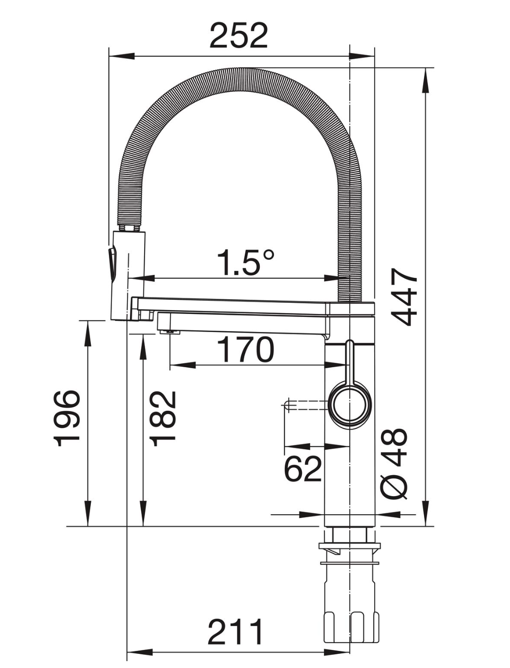 BLANCO 526636 3-in-1-mengkraan