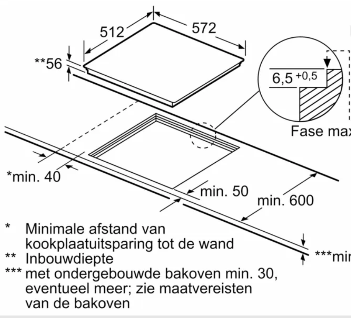 SIEMENS EX607NYV6E IQ700 inductiekookplaat - 60cm