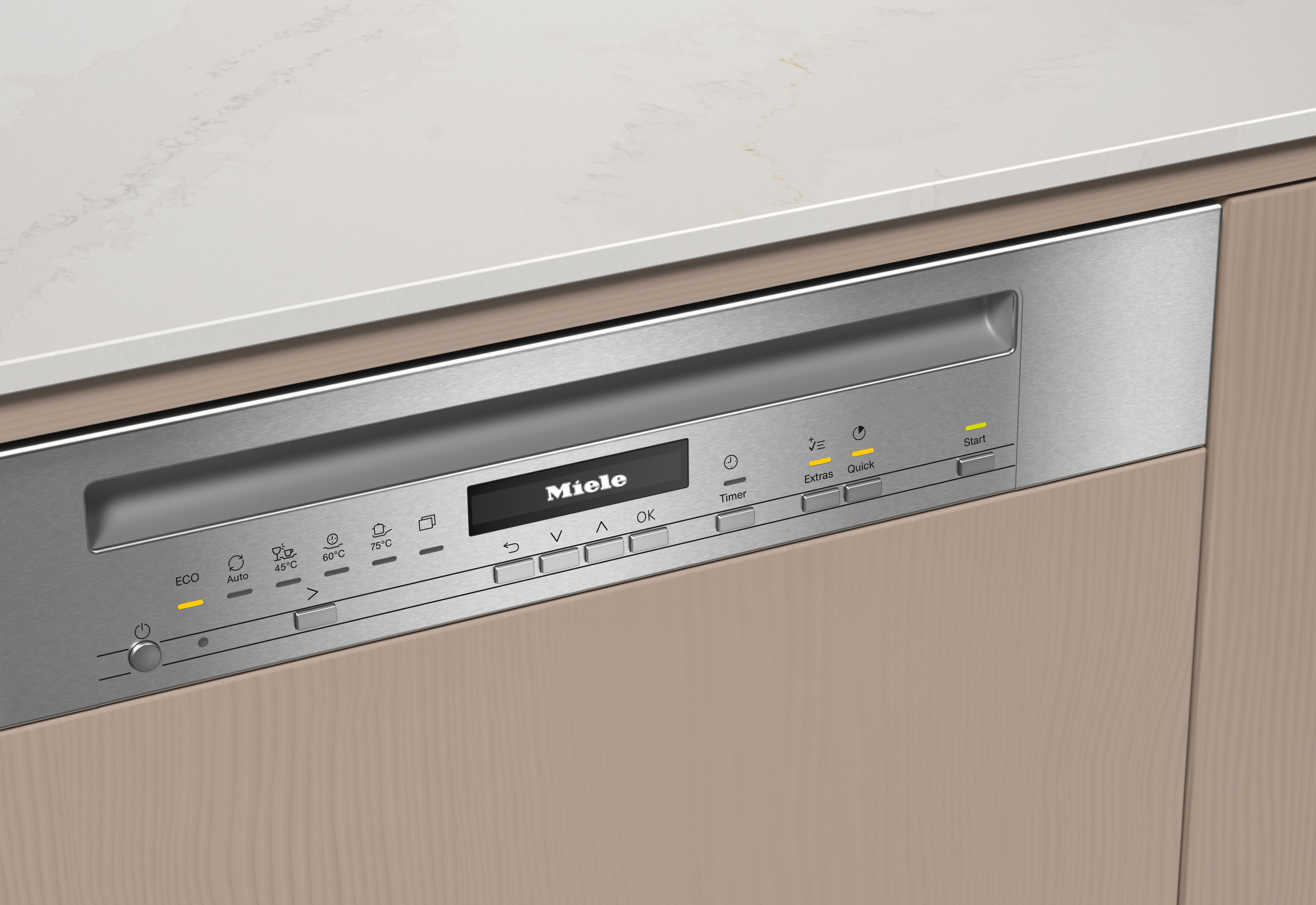 MIELE G7210SCICS vaatwasser met bedieningspaneel