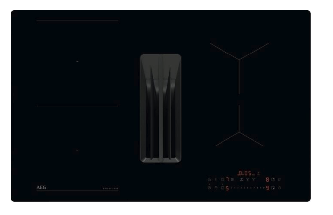 AEG TT84CB00CB 6000 kookplaat met afzuiging - 80cm