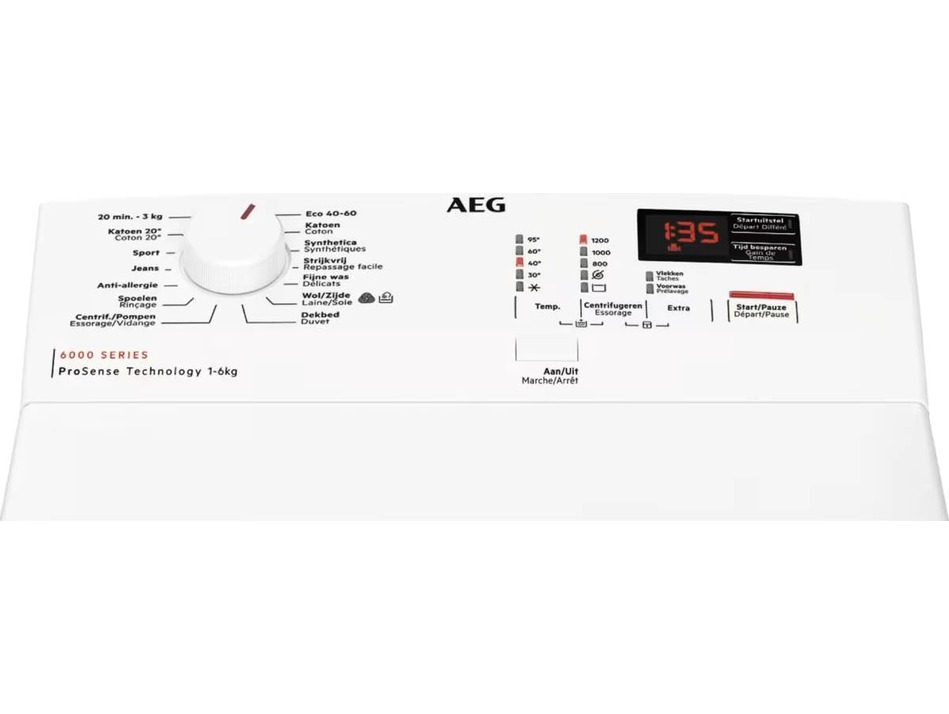 AEG LTR6B62 wasmachine - bovenlader