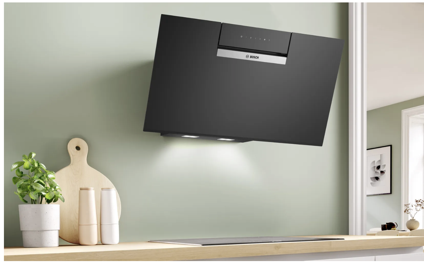 BOSCH DWK87FN60 SERIE 4 headfree dampkap - 80cm