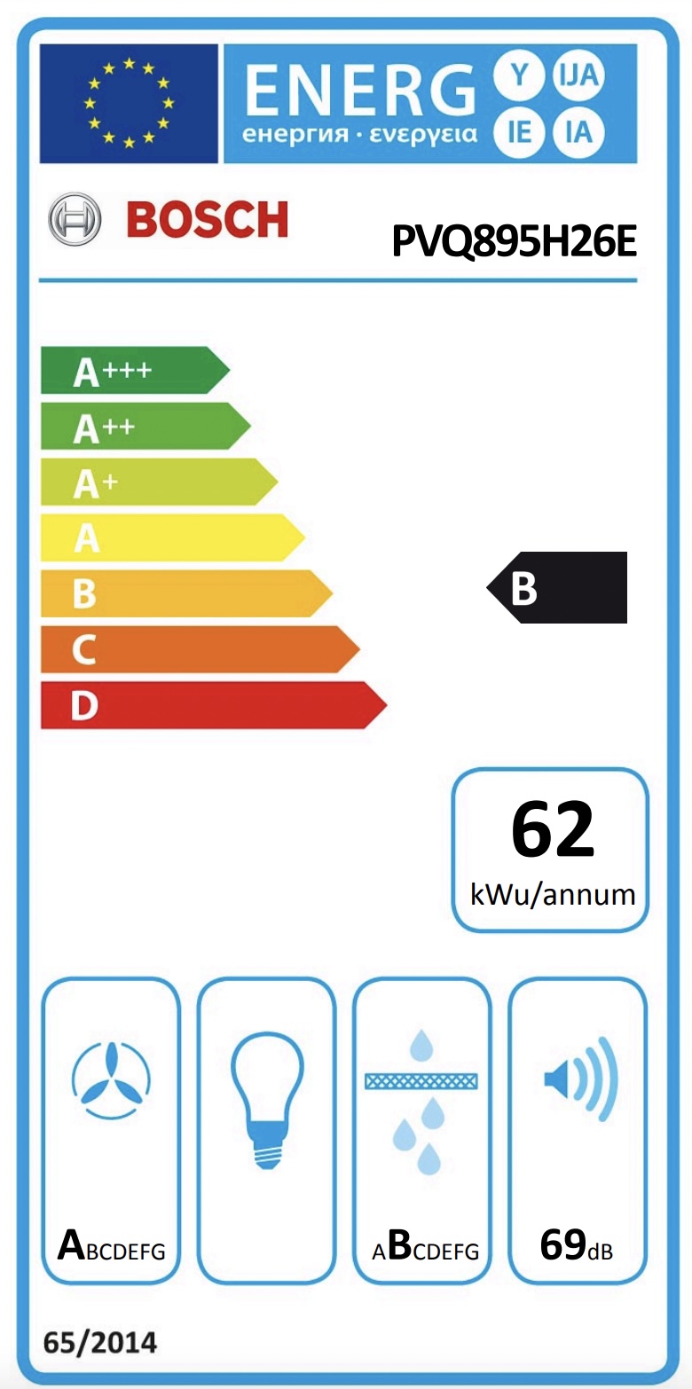 BOSCH PVQ895H26E SERIE 6 kookplaat met afzuiging - 80cm