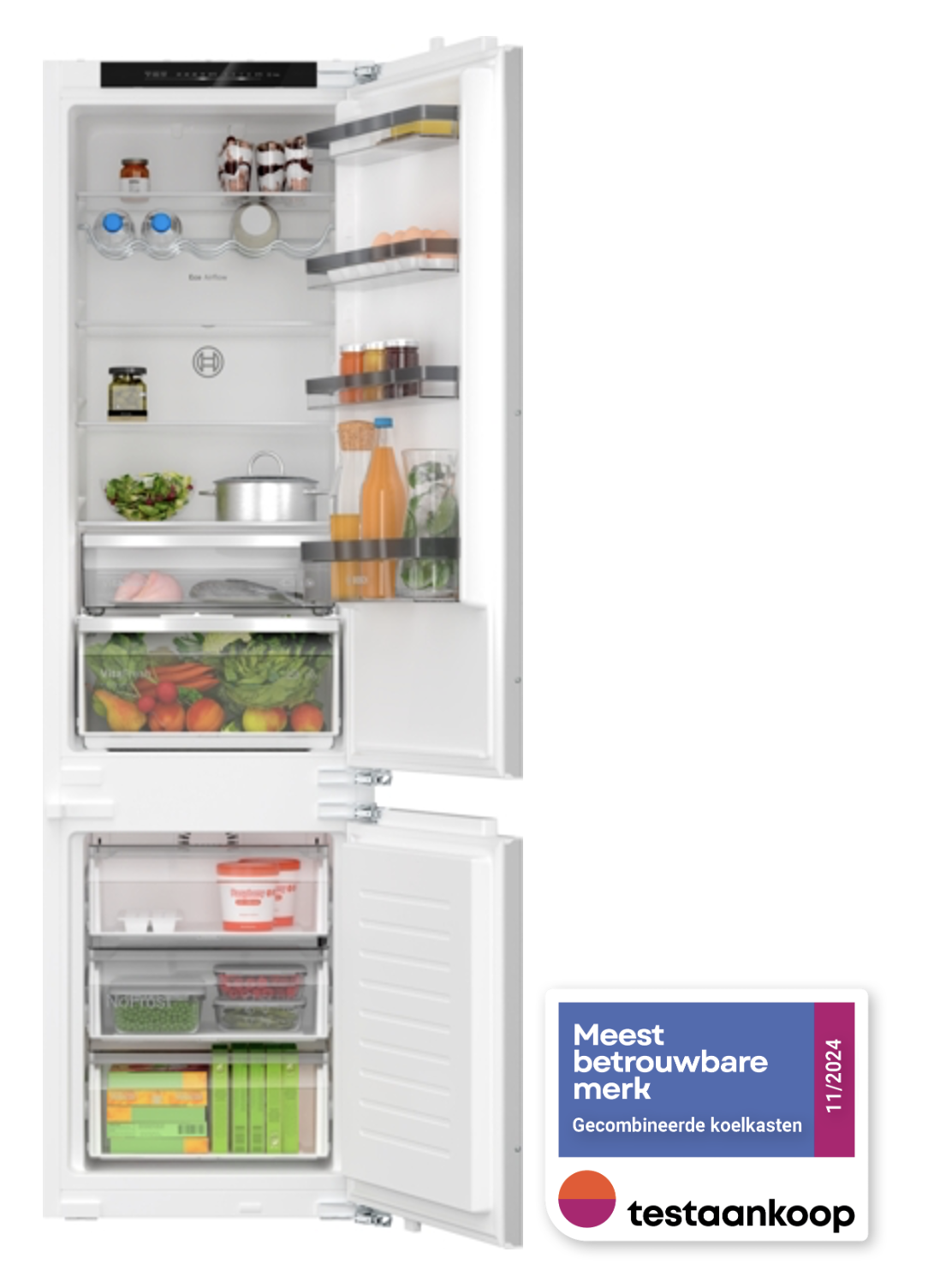 BOSCH KIN96VFD0 SERIE 4 koel-/vriescombinatie - 194cm BOSCH KIN96VFD0 SERIE 4 koel-/vriescombinatie - 194cm