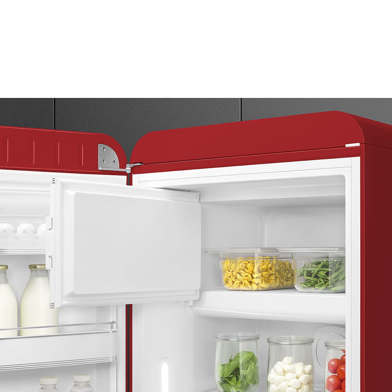 SMEG FAB28LRD6 vrijstaande koelkast met vriesvak - 153cm