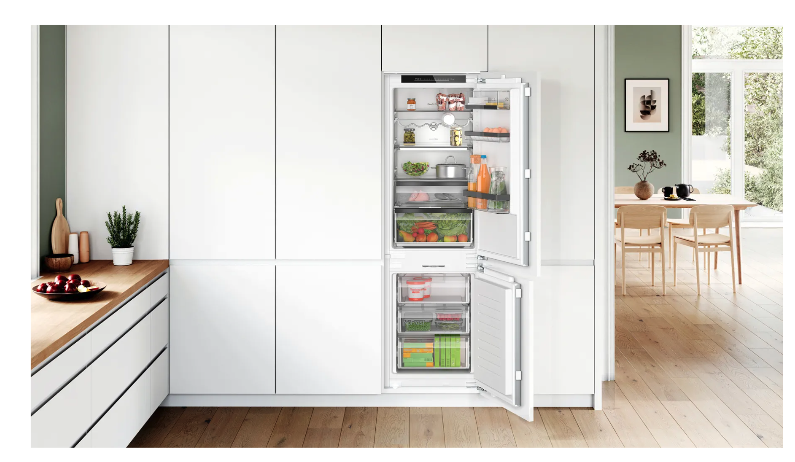 BOSCH KIN86SDD0 SERIE 6 koel-/vriescombinatie - 177,5cm