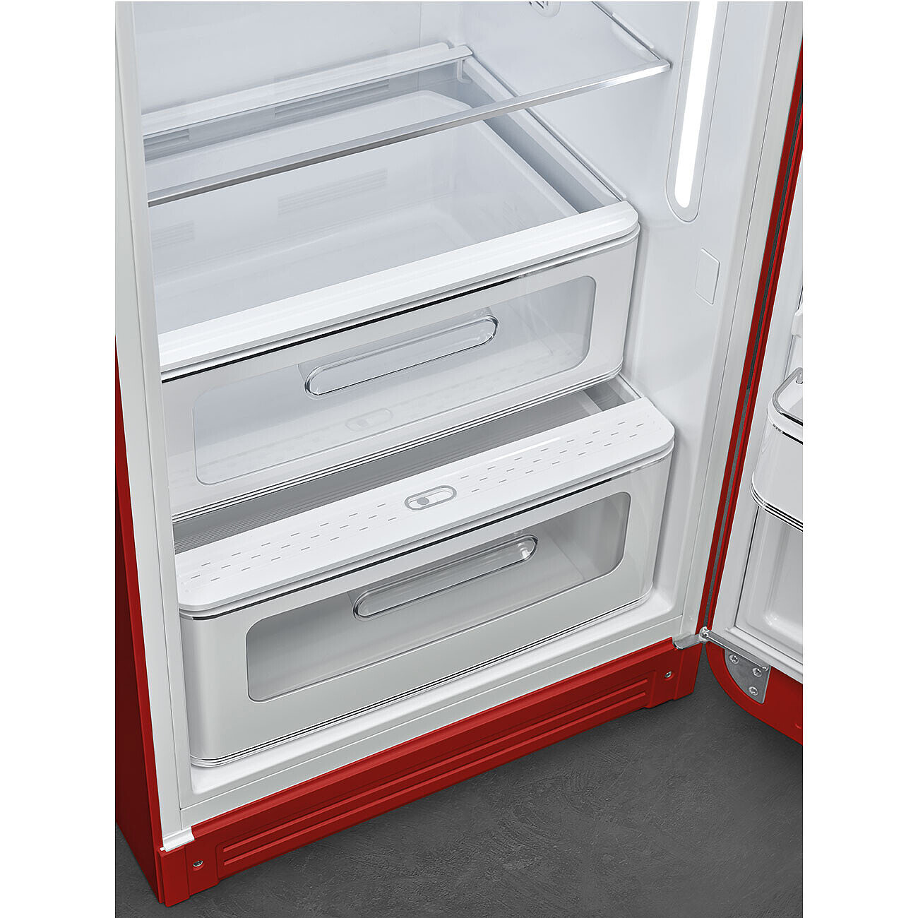 SMEG FAB28RRD6 vrijstaande koelkast met vriesvak - 153cm