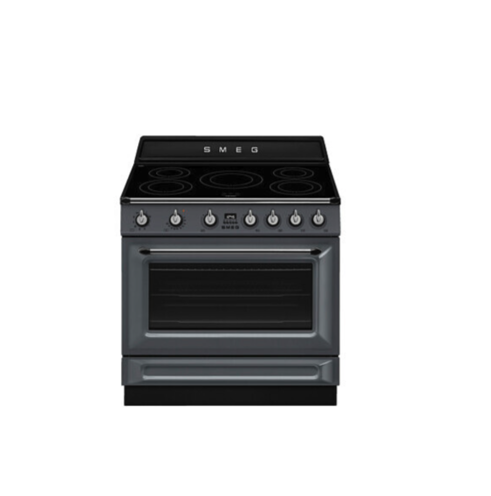 SMEG TR90IMGR fornuis met inductie kookplaat - 90cm