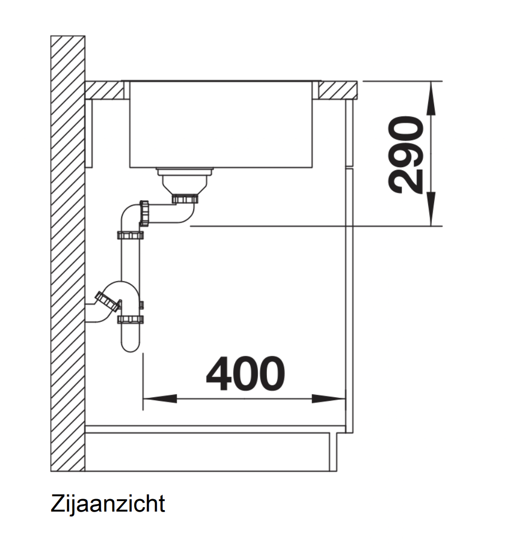 BLANCO 522965 ANDANO spoelbak