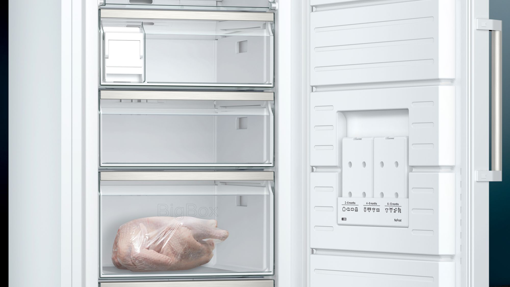 SIEMENS GS51NDWCV IQ500 vrijstaande vriezer - 161cm