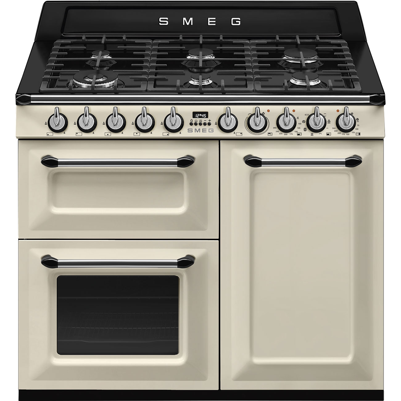 SMEG TR103P fornuis met gaskookplaat - 100cm