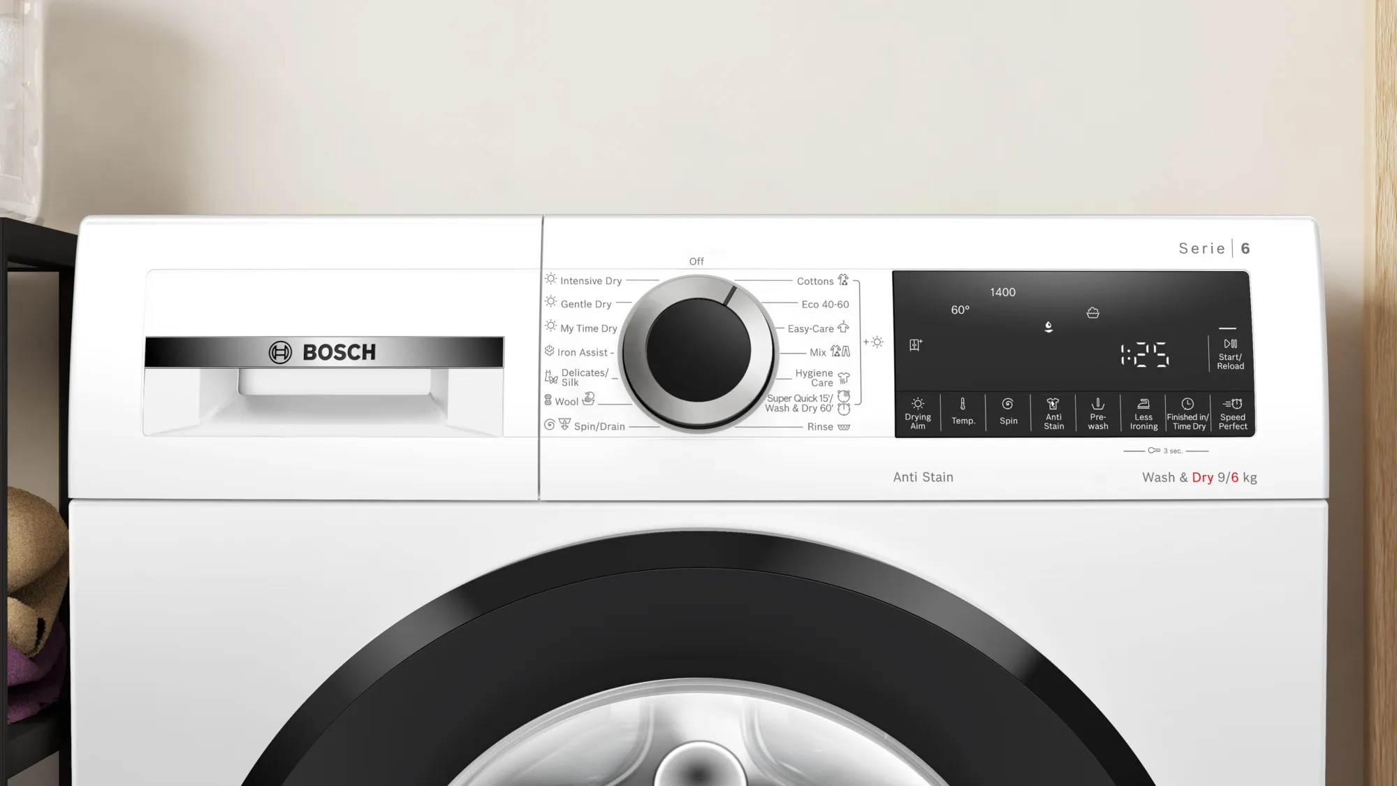 BOSCH WNG24401BY SERIE 6 was- droogcombinatie BOSCH WNG24401BY SERIE 6 was- droogcombinatie