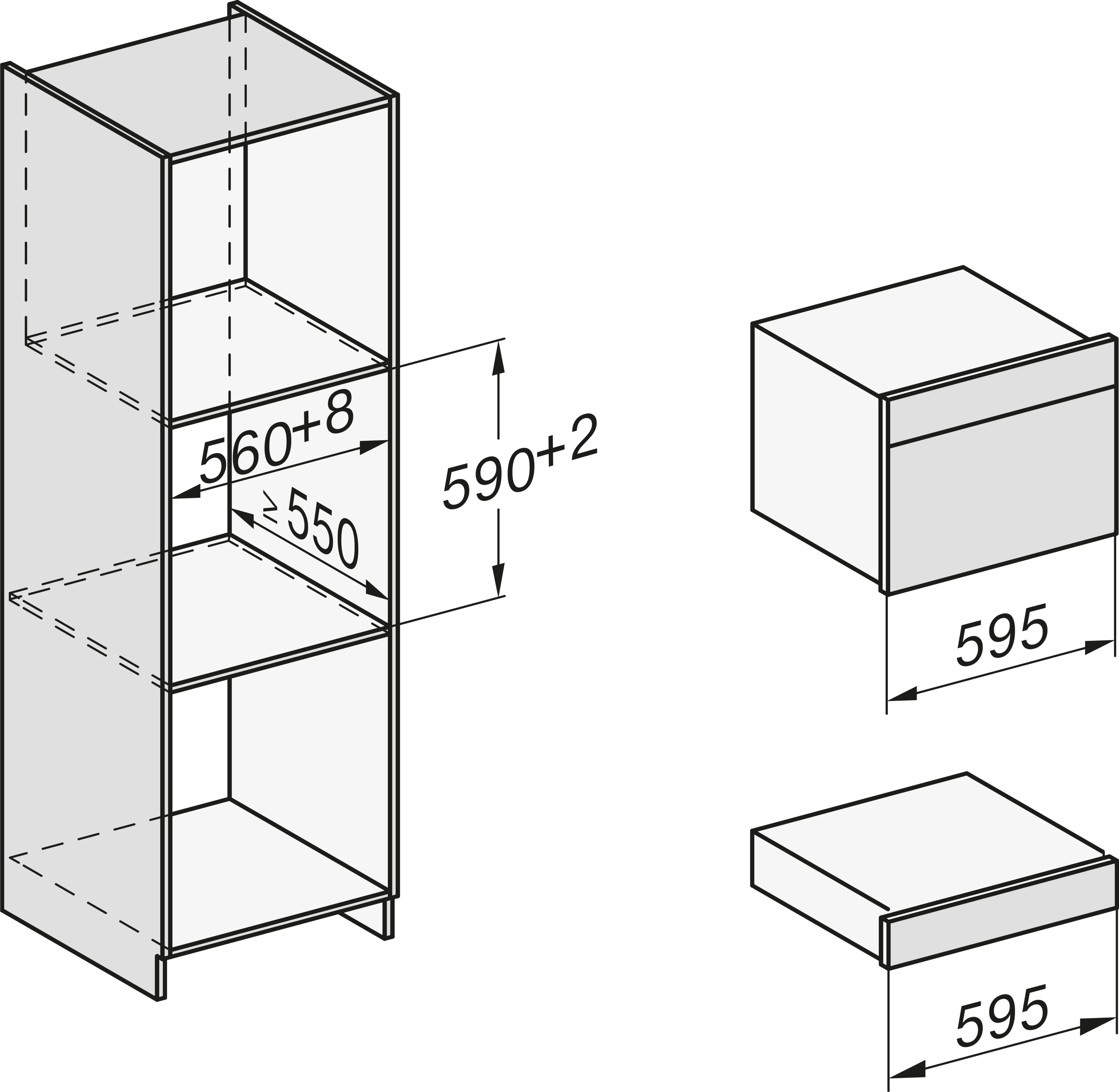 MIELE ESW7010PEBE ARTLINE culinaire lade - 14cm