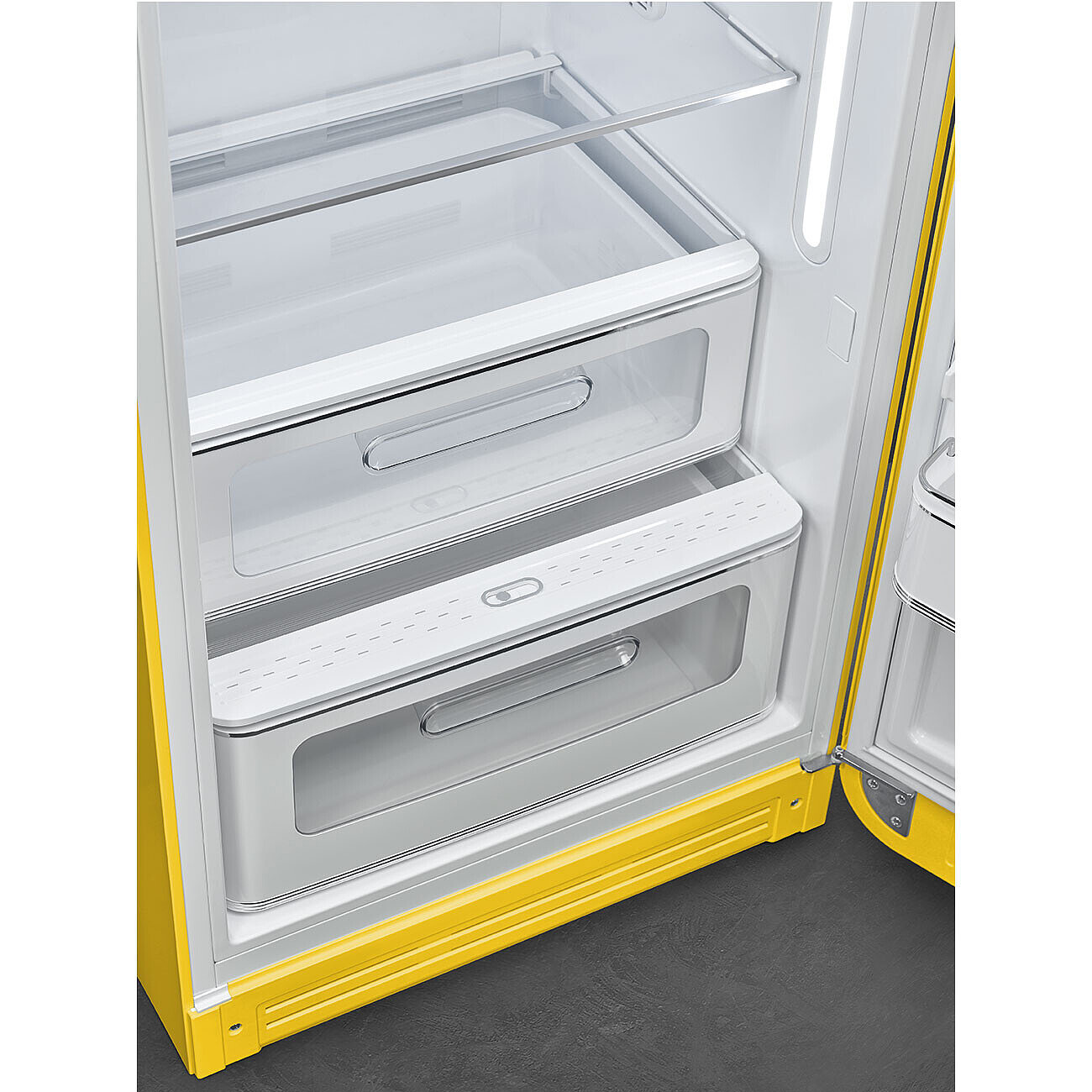 SMEG FAB28RYW6 vrijstaande koelkast met vriesvak - 153cm