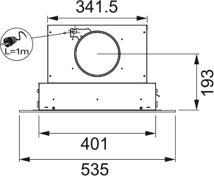 FRANKE FGPL1000XS GALAXY PLUS plafonddampkap - 90cm