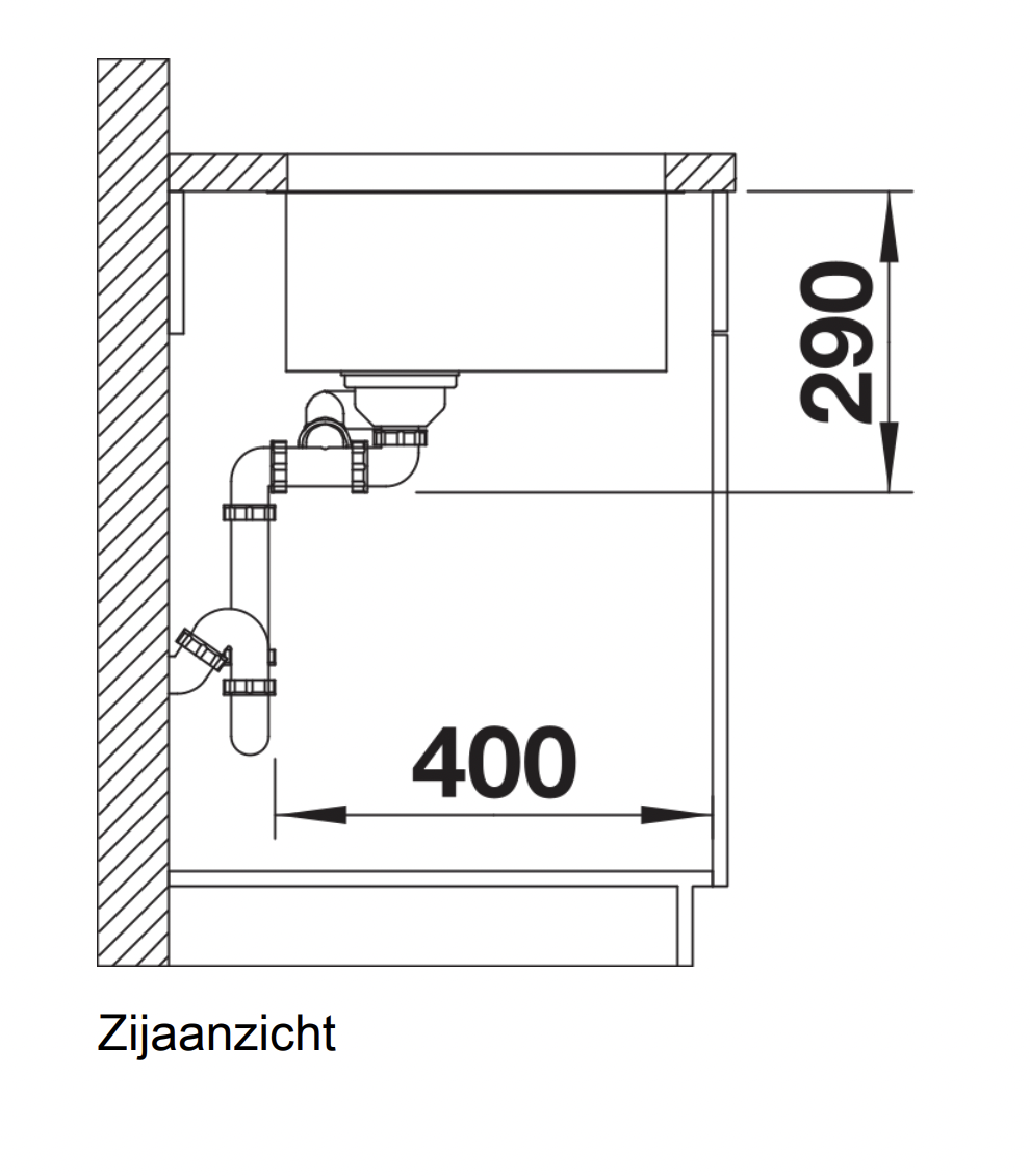 BLANCO 522979 ANDANO spoelbak
