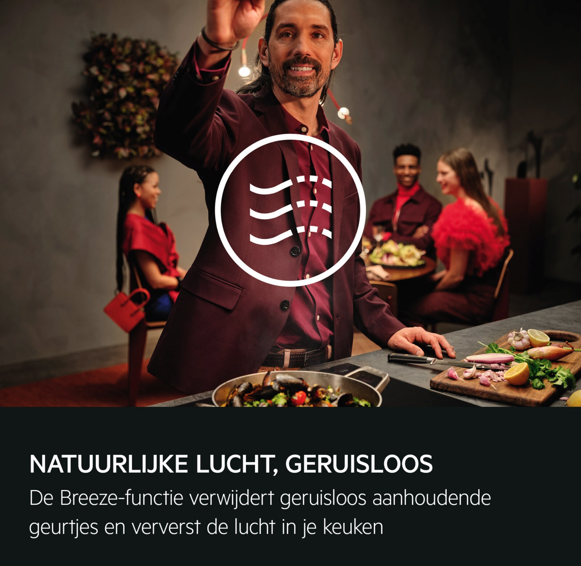 AEG GB87D91CB 8000 wandschouwdampkap - 90cm AEG GB87D91CB 8000 wandschouwdampkap - 90cm