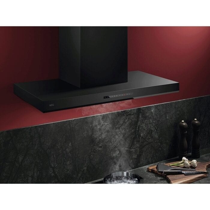 AEG NDB8791CT 8000 wandschouwdampkap - 90cm AEG NDB8791CT 8000 wandschouwdampkap - 90cm
