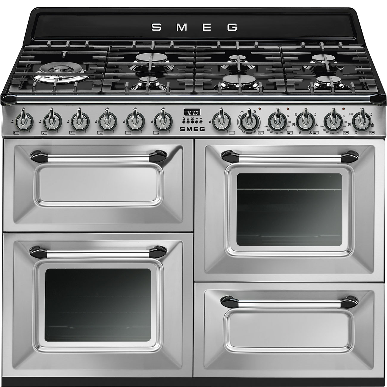 SMEG TR4110X-1 fornuis met gaskookplaat - 110cm