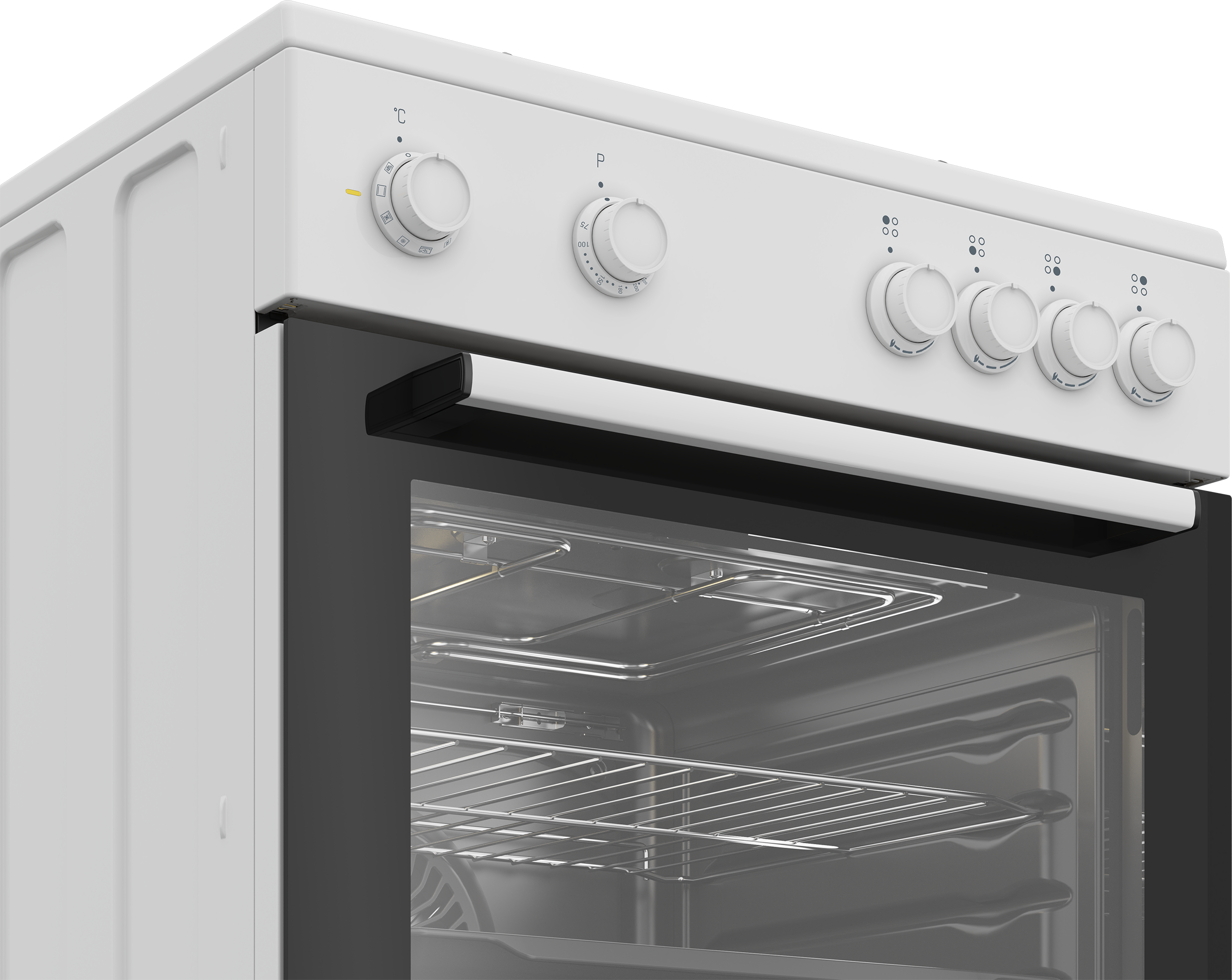 BEKO FBM6202W fornuis met gaskookplaat - 60cm