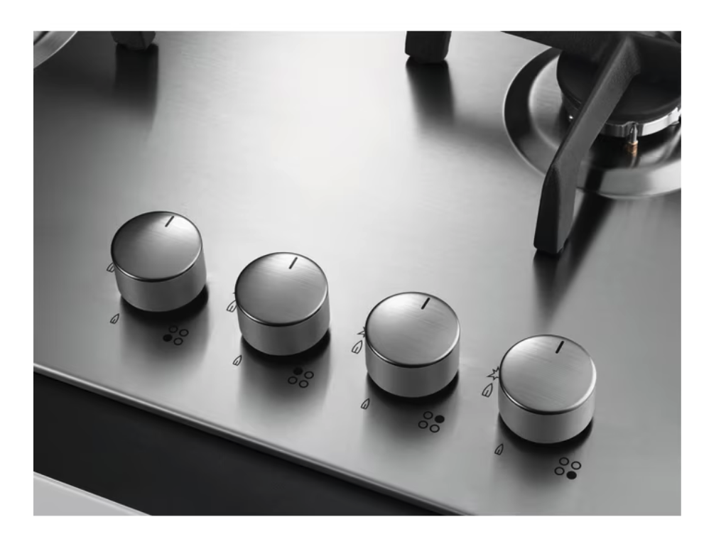 AEG HGB64420SM 6000 gaskookplaat - 60cm AEG HGB64420SM 6000 gaskookplaat - 60cm