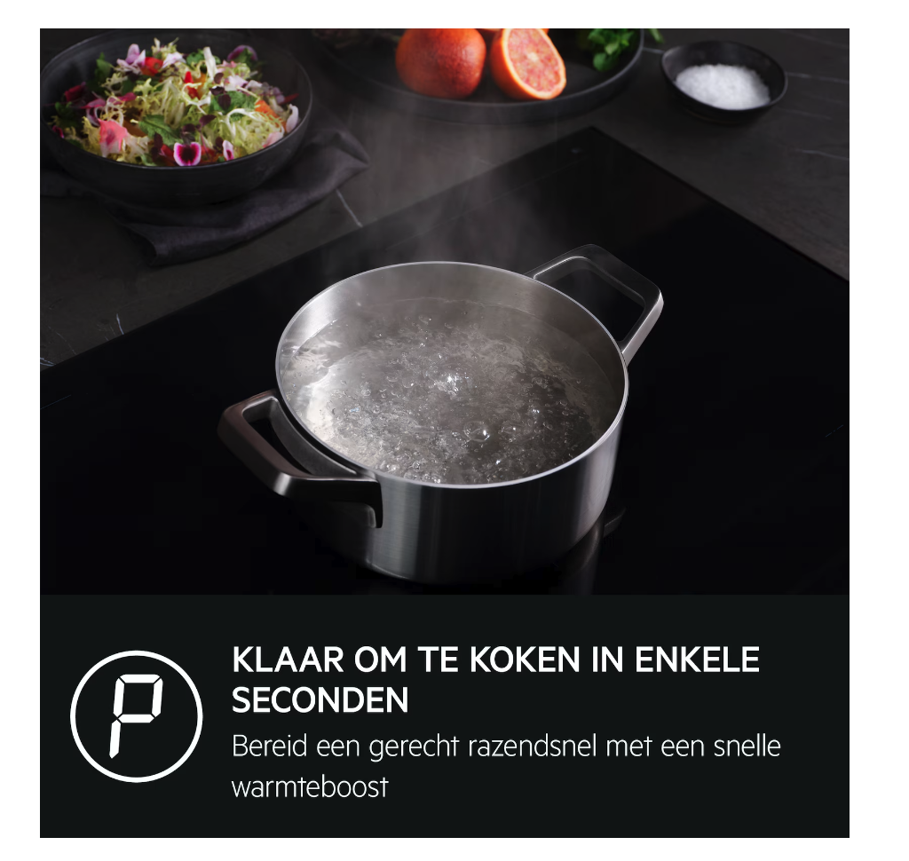AEG IKE96654IB 6000 inductiekookplaat - 90cm