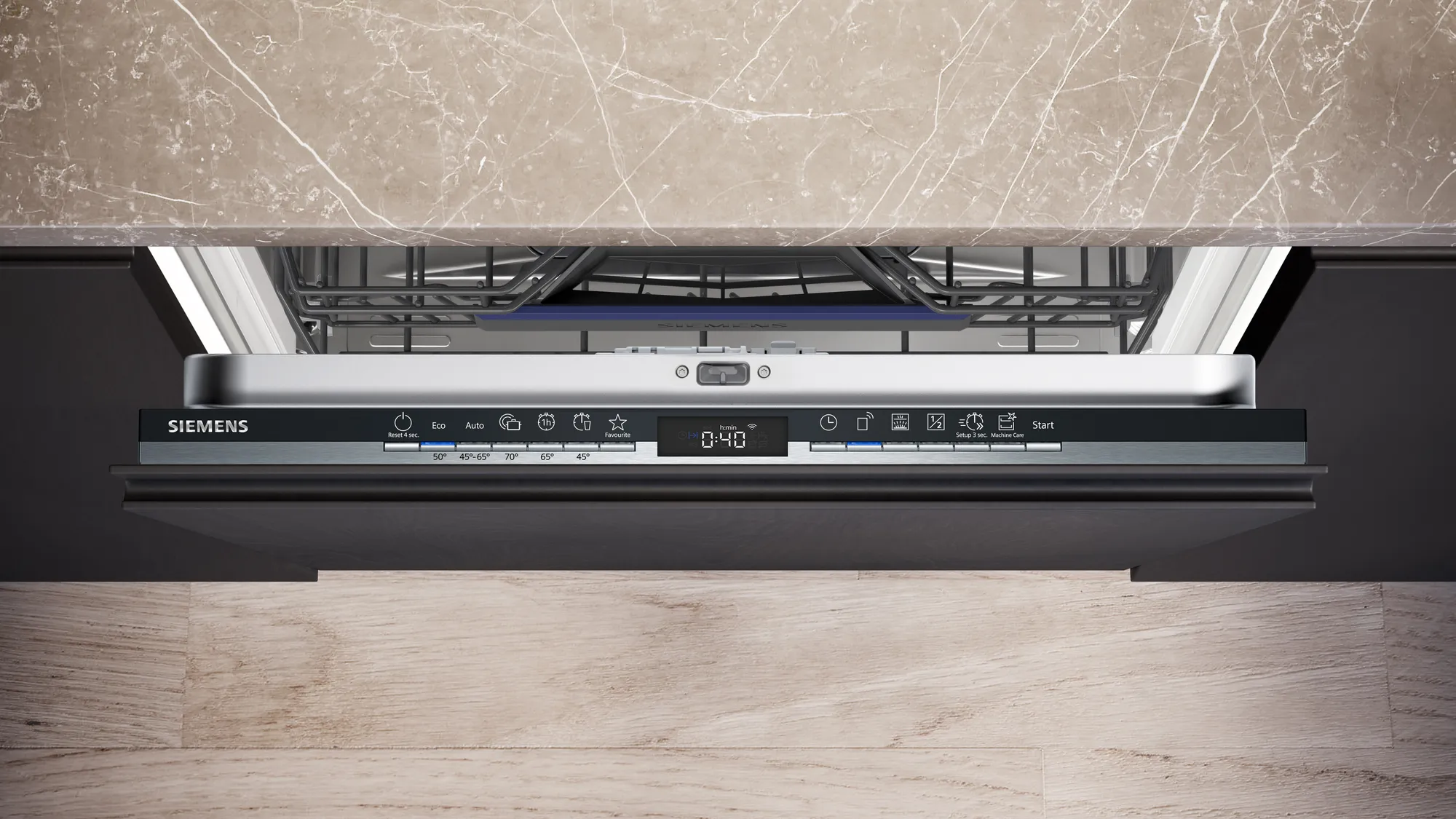SIEMENS SX73EX01CE IQ300 vaatwasser volledig integreerbaar SIEMENS SX73EX01CE IQ300 vaatwasser volledig integreerbaar