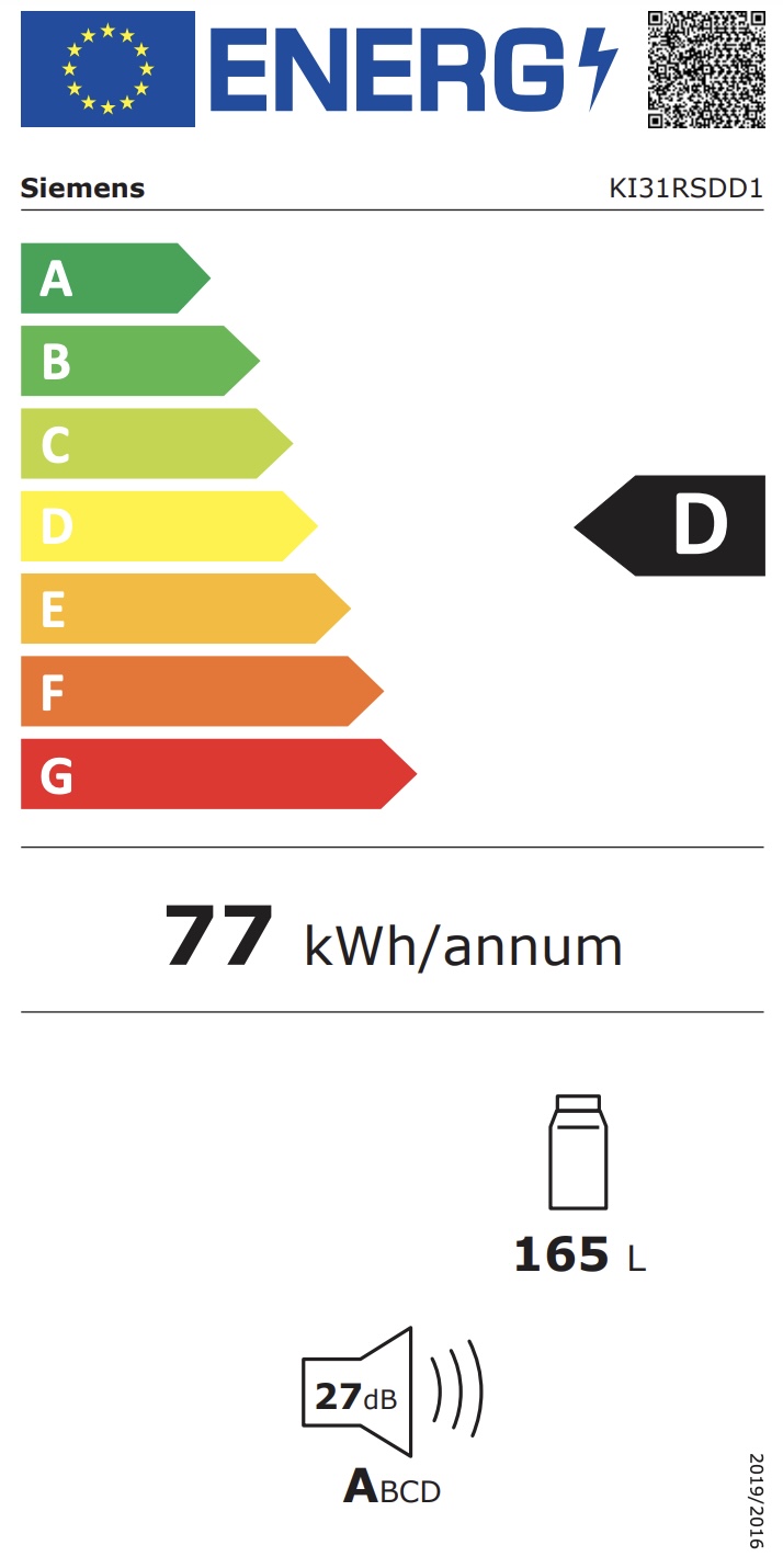 SIEMENS KI31RSDD1 IQ500 koelkast zonder vriesvak - 102cm