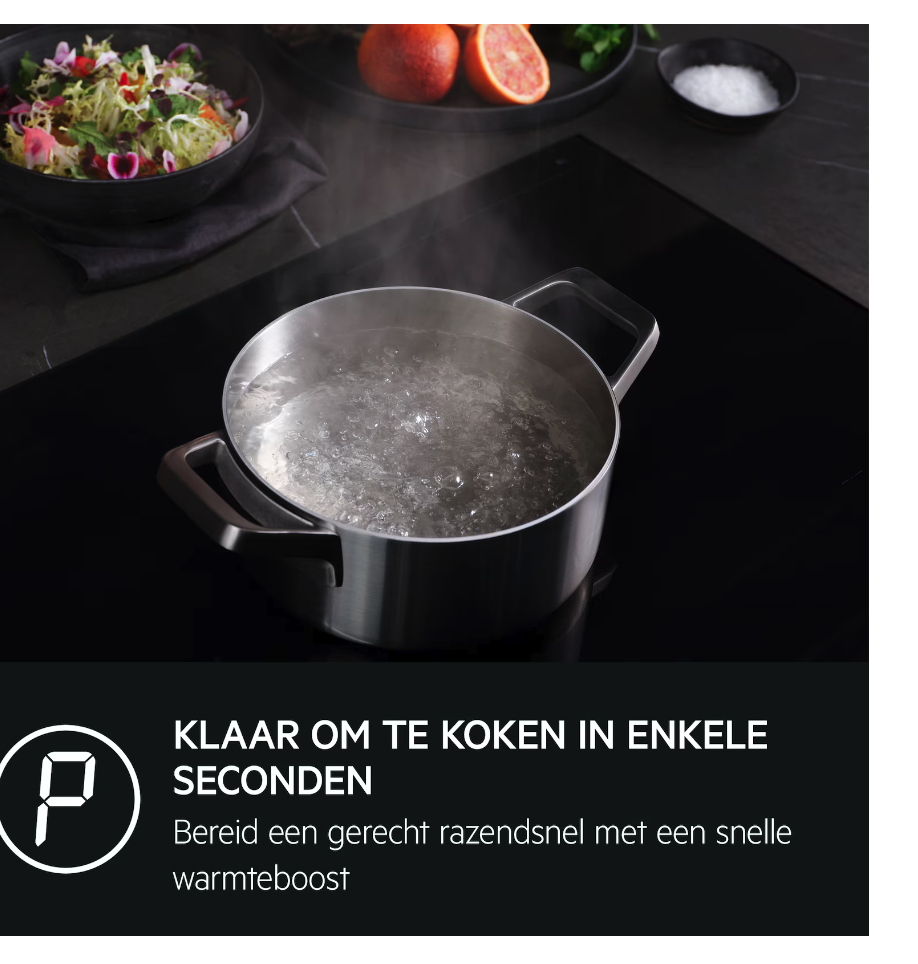 AEG TO74IB00CB 6000 inductiekookplaat - 71cm