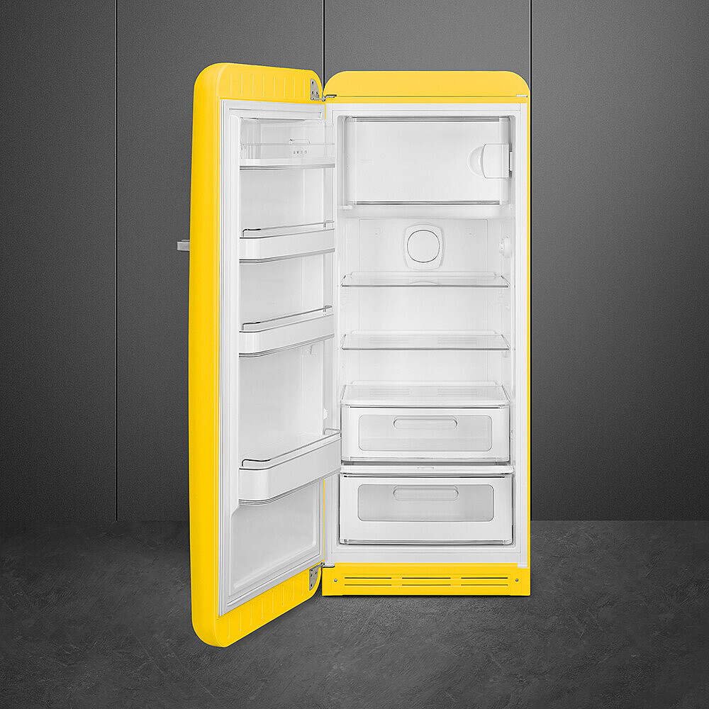 SMEG FAB28LYW6 vrijstaande koelkast met vriesvak - 153cm