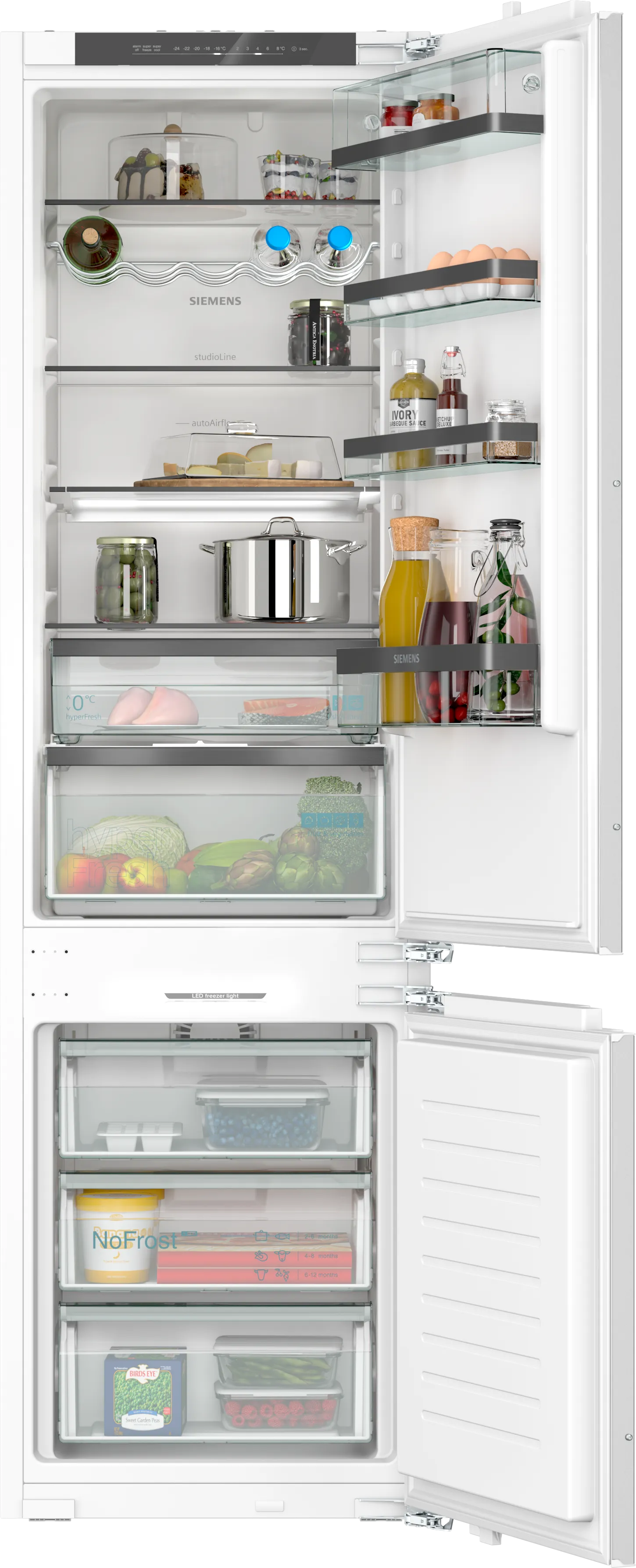 SIEMENS KI96NSDD0 IQ500 koel-/vriescombinatie - 194cm SIEMENS KI96NSDD0 IQ500 koel-/vriescombinatie - 194cm
