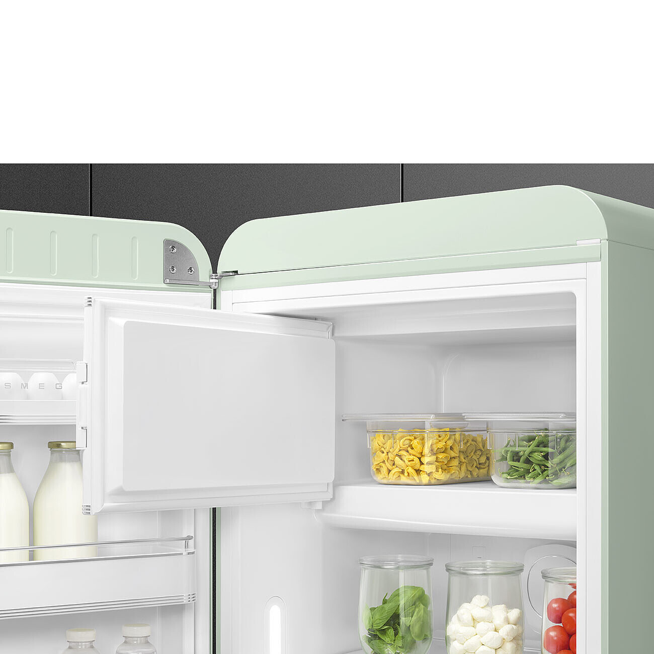 SMEG FAB28LPG6 vrijstaande koelkast met vriesvak - 153cm