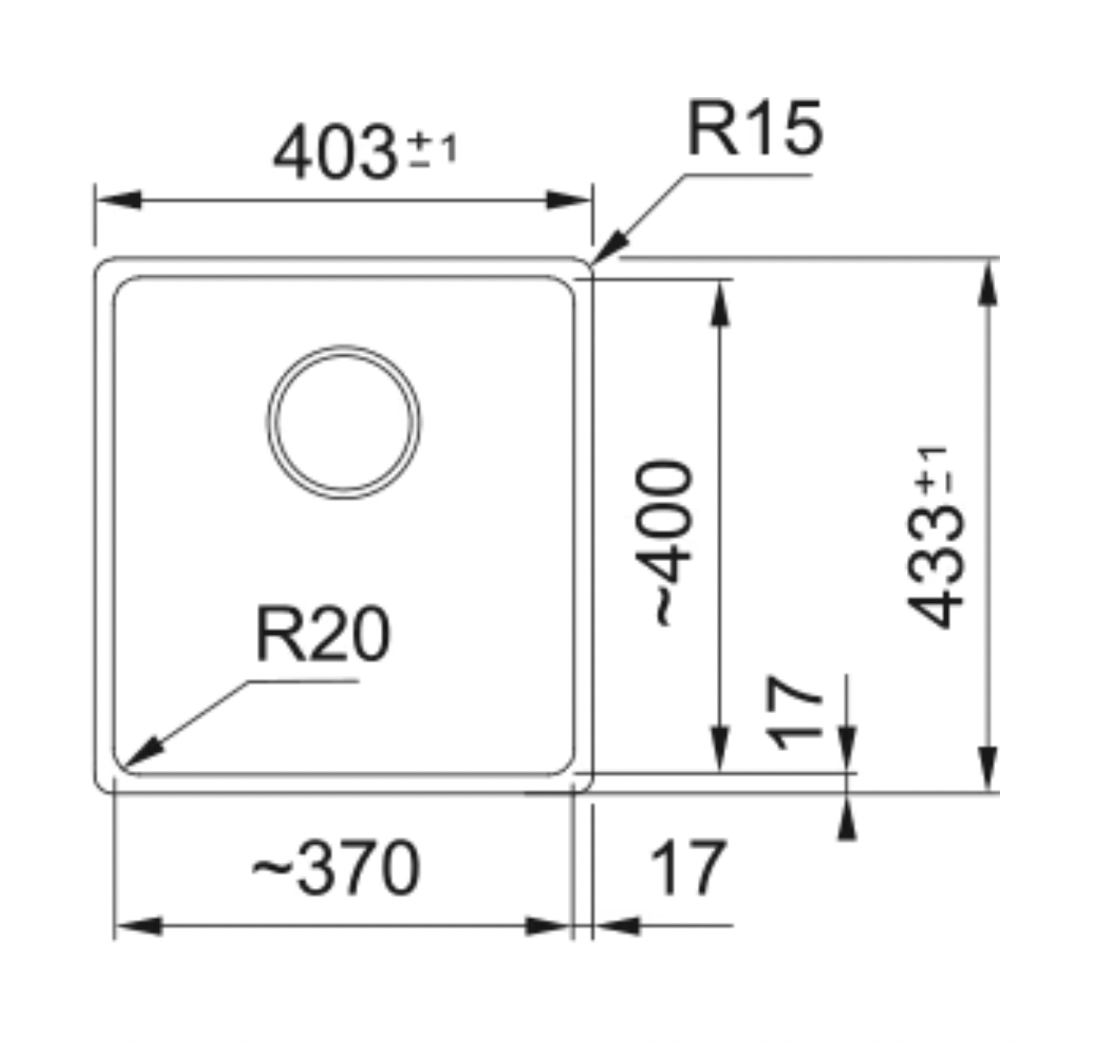 FRANKE MRG110370MB1 MARIS spoelbak
