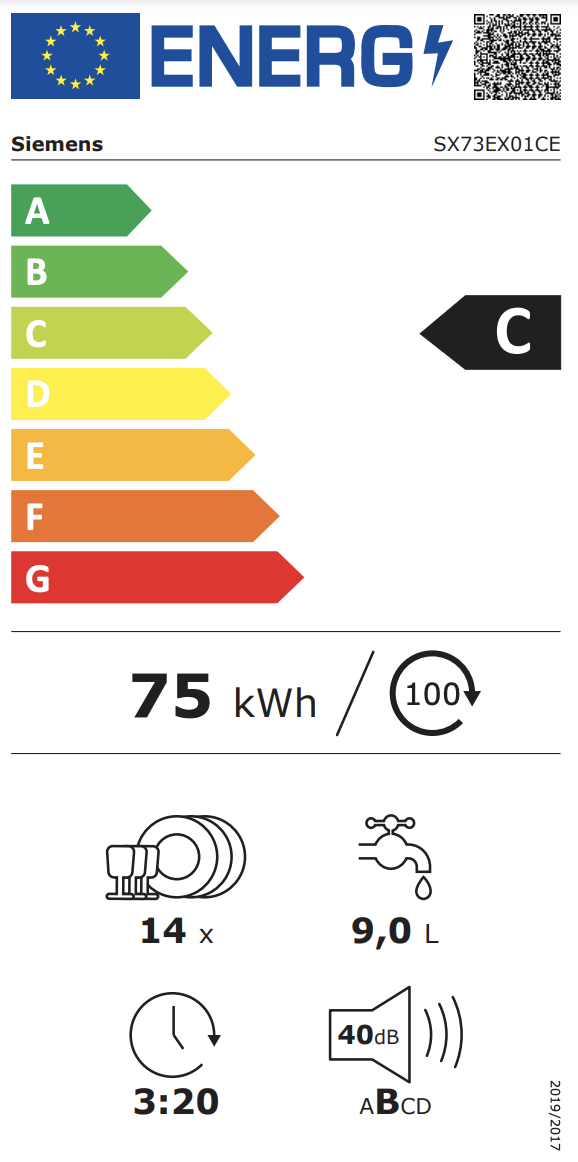 SIEMENS SX73EX01CE IQ300 vaatwasser volledig integreerbaar SIEMENS SX73EX01CE IQ300 vaatwasser volledig integreerbaar