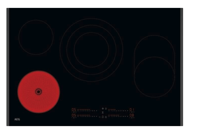 AEG TI84HA07FB 3000 vitrokeramische kookplaat - 78cm