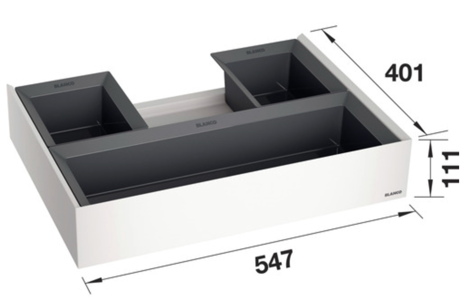 BLANCO 526212 afvalbak