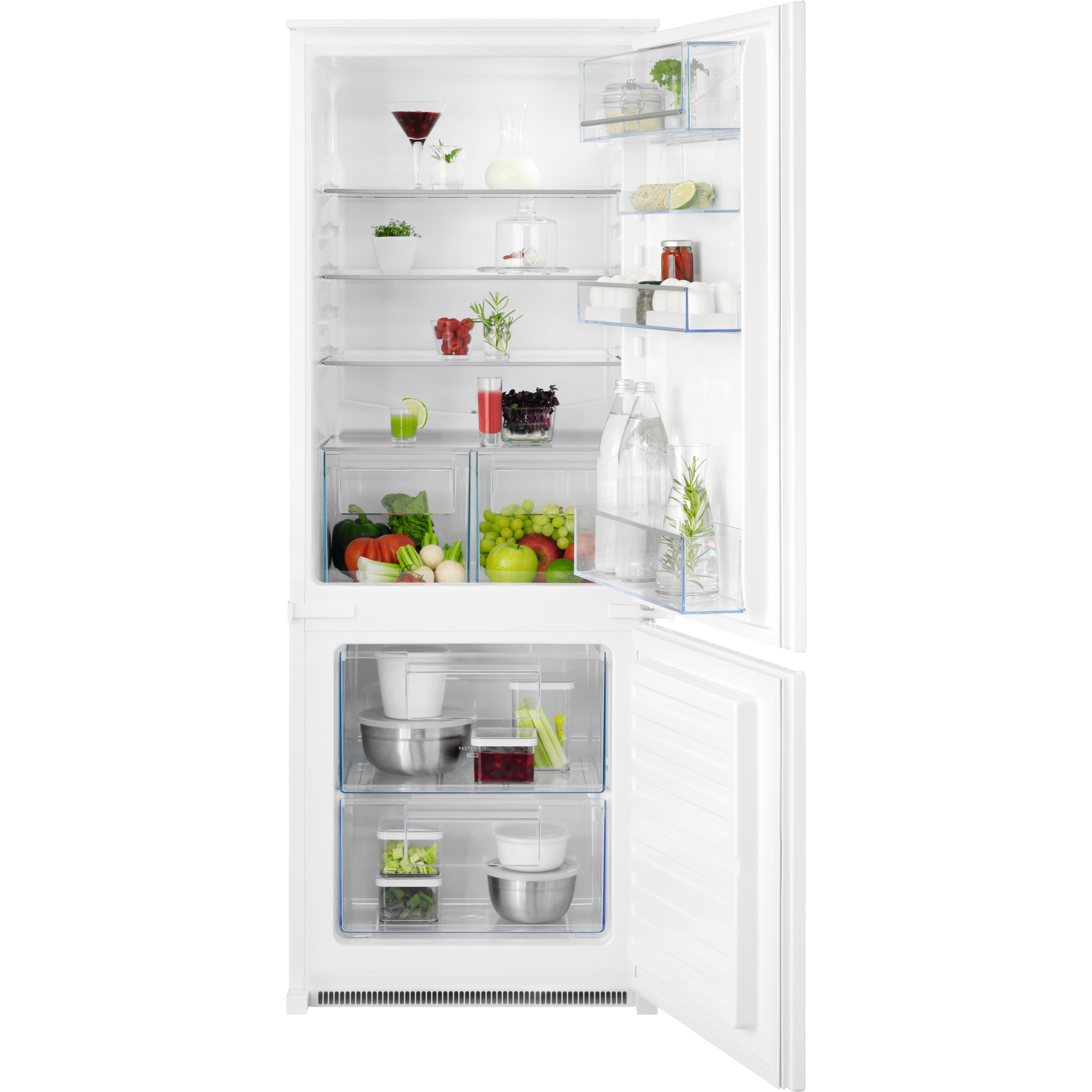 AEG OSC5S141ES 5000 koel-/vriescombinatie - 144cm AEG OSC5S141ES 5000 koel-/vriescombinatie - 144cm