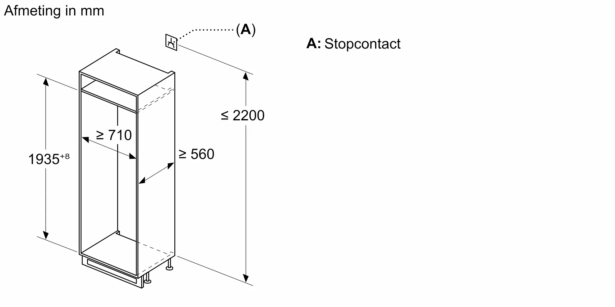 BOSCH KBN96SFE0 SERIE 4 koel-/vriescombinatie - 194cm