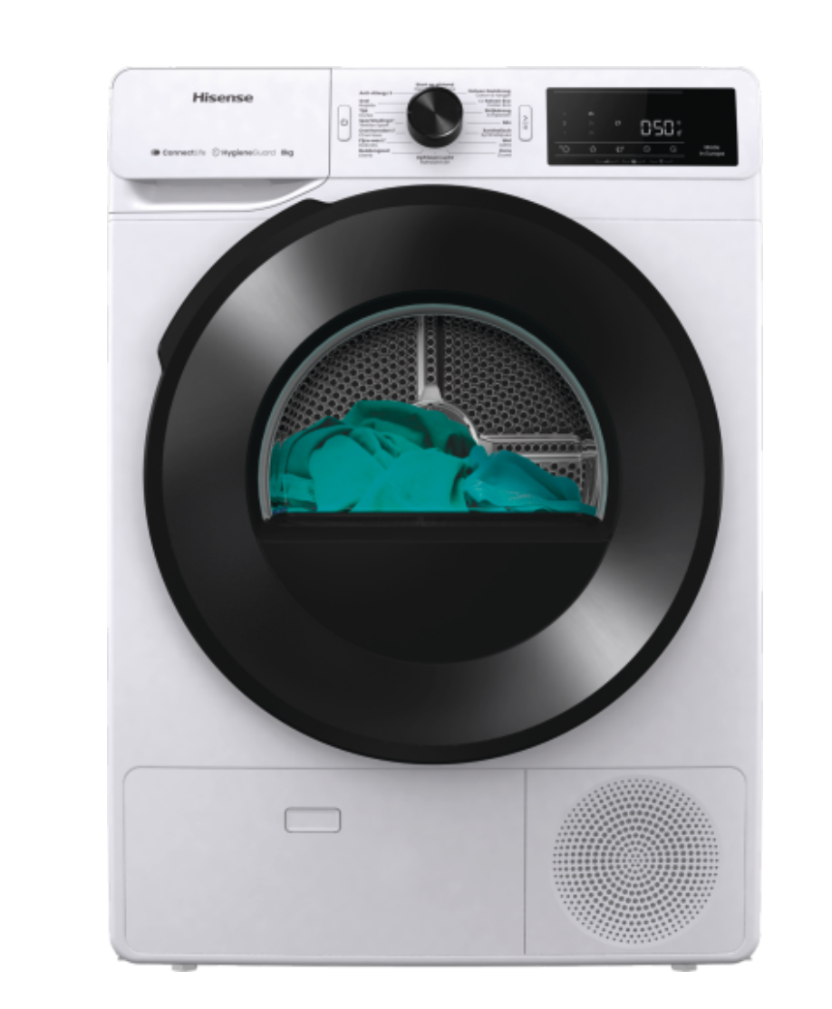 HISENSE DH3V800UW/BLX droogkast HISENSE DH3V800UW/BLX droogkast