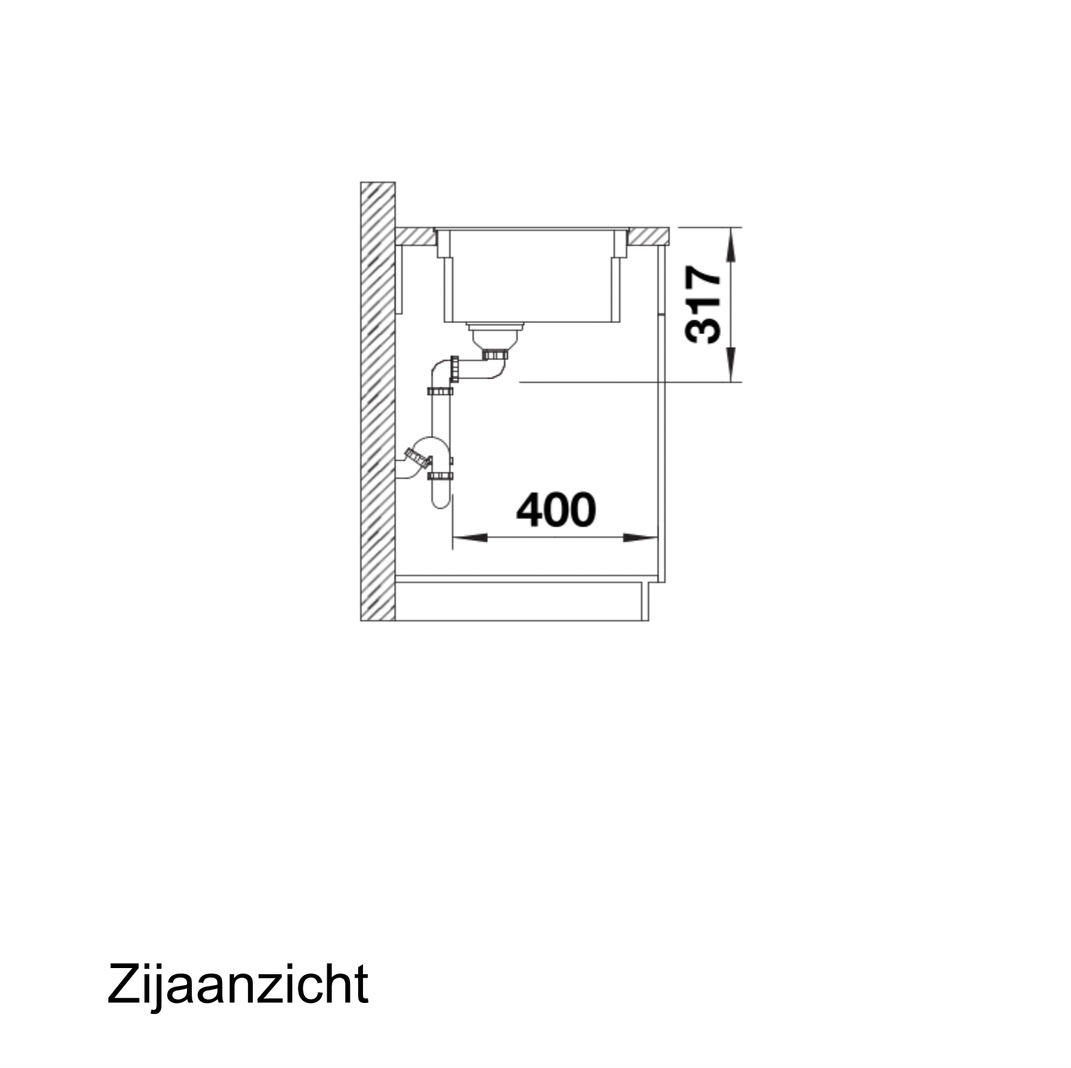 BLANCO 526344 ETAGON spoelbak 